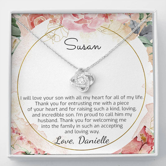 Mother of The Groom Gift from Bride - Personalized Gift From Bride to Future Mother in Law - Mother of the Groom Necklace, Rehearsal Gift