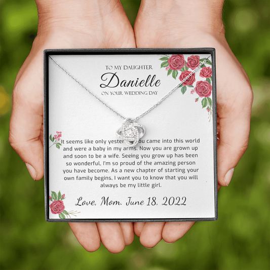 Personalized Gift For Daughter On Her Wedding Day From Mother Of The Bride - Bride Gift From Mom - Wedding Day Gift For Daughter From Mom - 1244464120