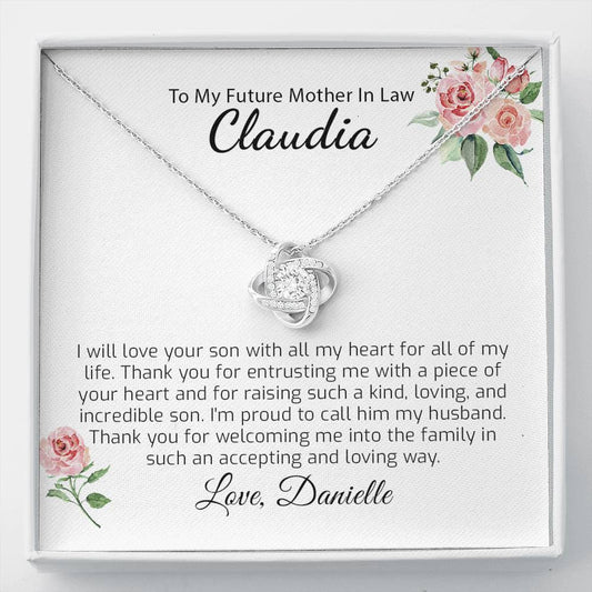 Mother of Groom Gift from Bride - Personalized Gift From Bride to Mother of The Groom - Mother in Law Gift, Mother of the Groom Necklace - 1111967955
