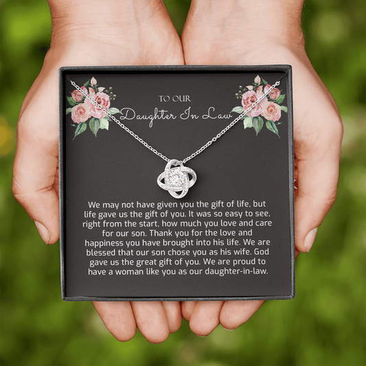 To Our Daughter-In-Law Gift On Wedding Day From Mother & Father In Law - Future Daughter In Law Rehearsal, Wedding Gift For Bride - 1257991867