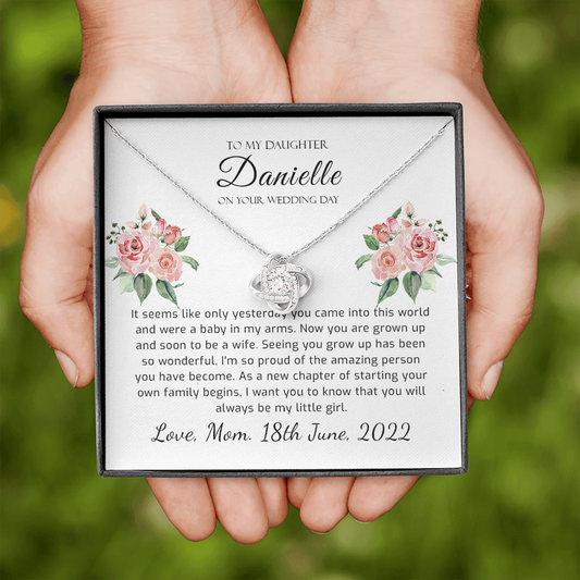 Personalized Gift For Daughter On Her Wedding Day From Mother Of The Bride - Bride Gift From Mom - Wedding Day Gift For Daughter From Mom - 1258464395