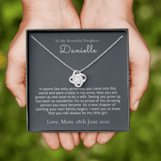Personalized Gift For Daughter On Her Wedding Day From Mother Of The Bride - Bride Gift From Mom - Wedding Day Gift For Daughter From Mom - 1244463350