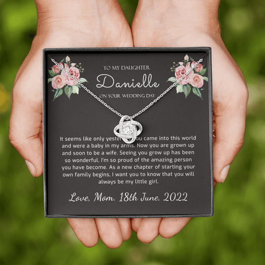 Personalized Gift For Daughter On Her Wedding Day From Mother Of The Bride - Bride Gift From Mom - Wedding Day Gift For Daughter From Mom - 1244465634