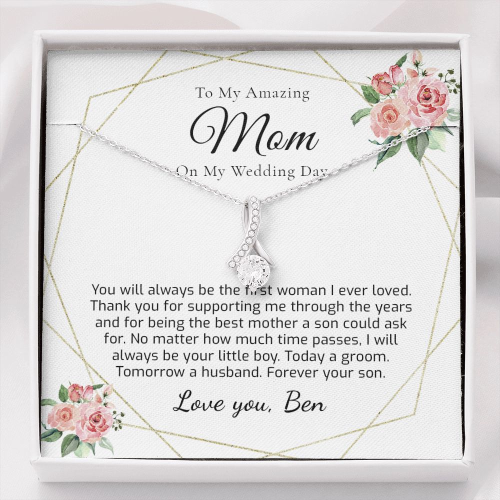 Mother Of The Groom Gift From Son, Groom To Mother Gift On Wedding Day - Gift from Groom To Mom - Gift for Mom Wedding Gift From Son - 1304570643