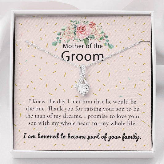 Mother of the Groom Gift from Bride - Necklace Gift for Mother of The Groom - Bride to Mother in Law Gift, Mother of the Groom Bracelet
