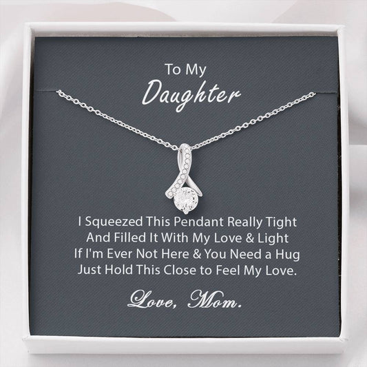 To My Daughter - If I'm Ever Not Here - Necklace & Classic Message Card - Trendy Nomad