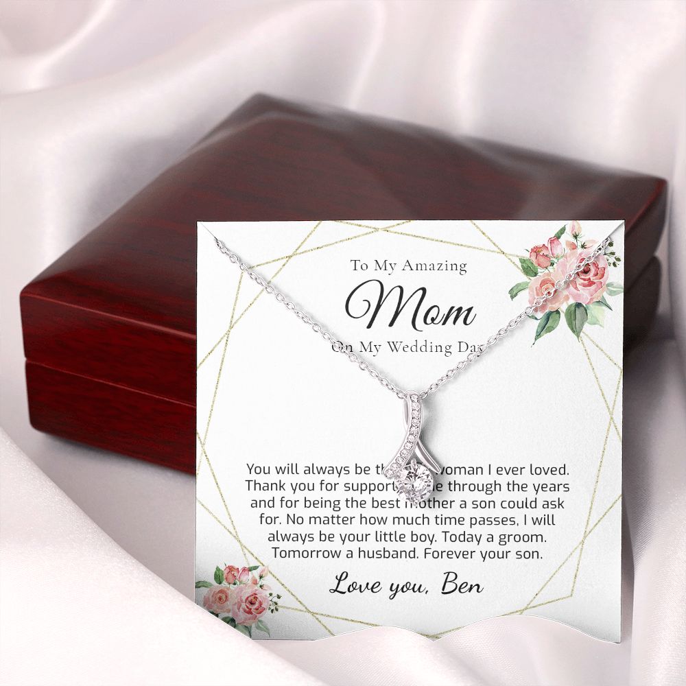 Mother Of The Groom Gift From Son, Groom To Mother Gift On Wedding Day - Gift from Groom To Mom - Gift for Mom Wedding Gift From Son - 1304570643