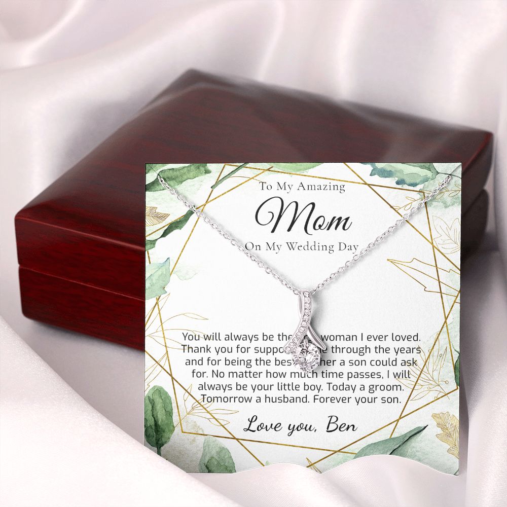 Mother Of The Groom Gift From Son, Groom To Mother Gift On Wedding Day - Gift from Groom To Mom - Gift for Mom Wedding Gift From Son - 1304569327