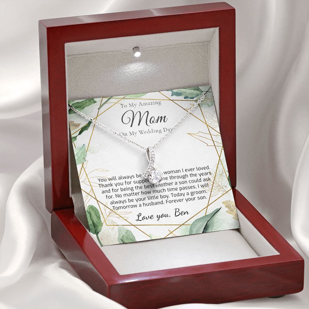 Mother Of The Groom Gift From Son, Groom To Mother Gift On Wedding Day - Gift from Groom To Mom - Gift for Mom Wedding Gift From Son - 1304569327